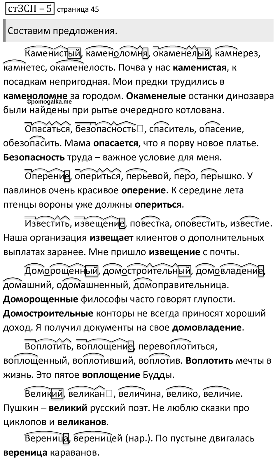 Страница 45 ЗСП 5 — решение 1