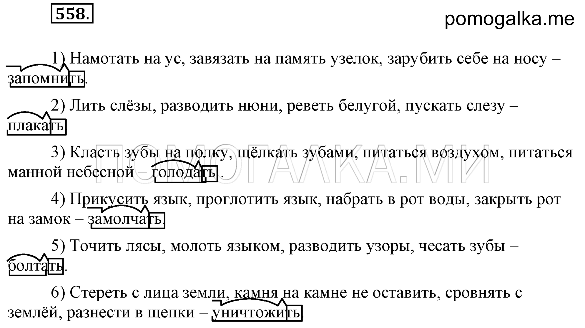Упражнение 558 — решение 1