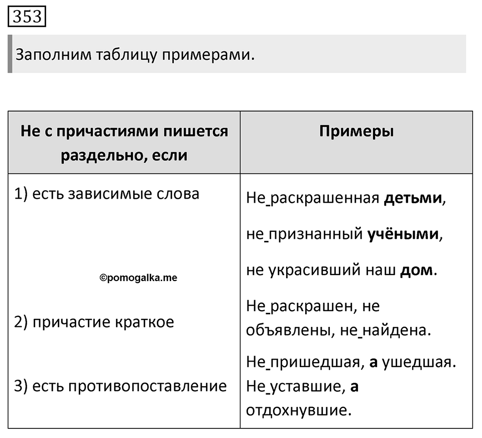 Упражнение 353 — решение 1
