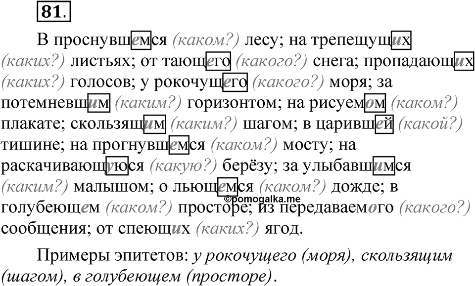 Упражнение №81 — решение 1