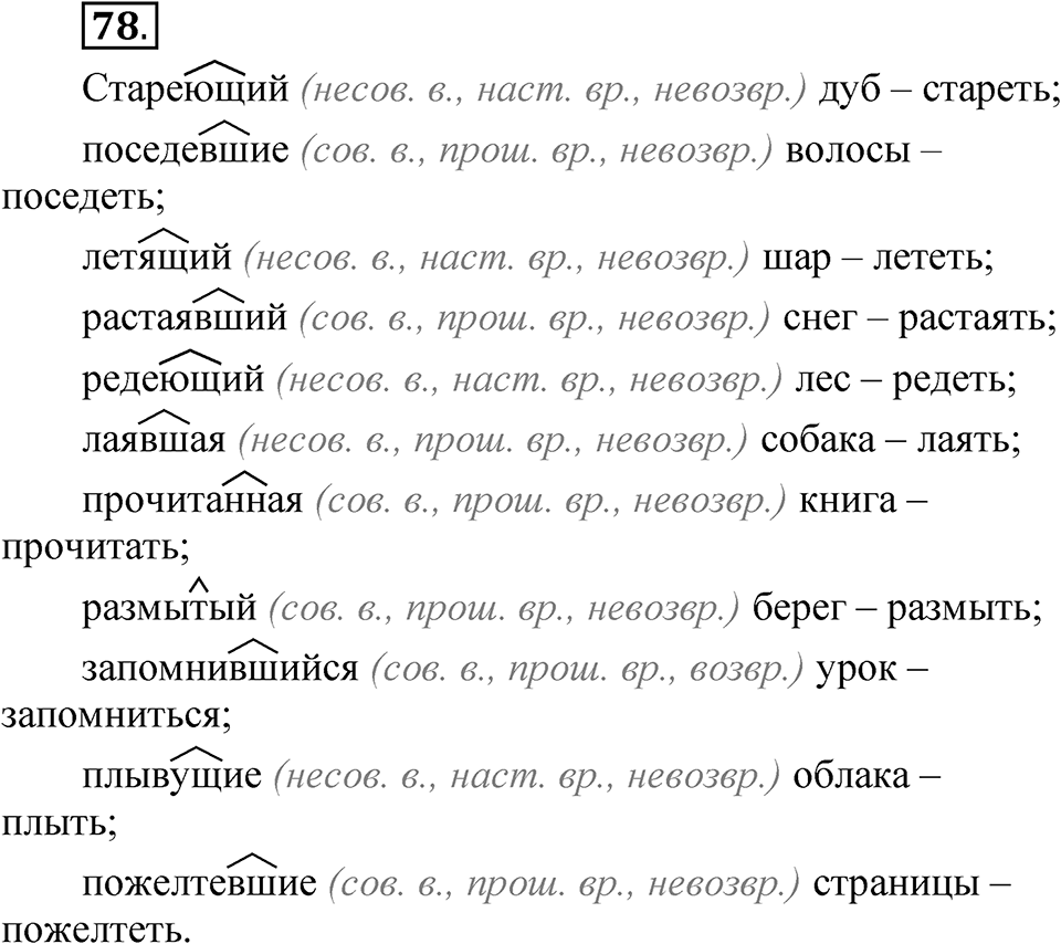 Упражнение №78 — решение 1