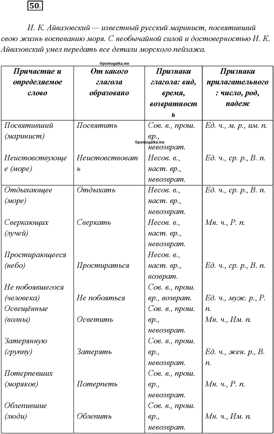 Упражнение №50 — решение 2