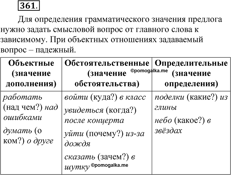 Упражнение №361 — решение 1
