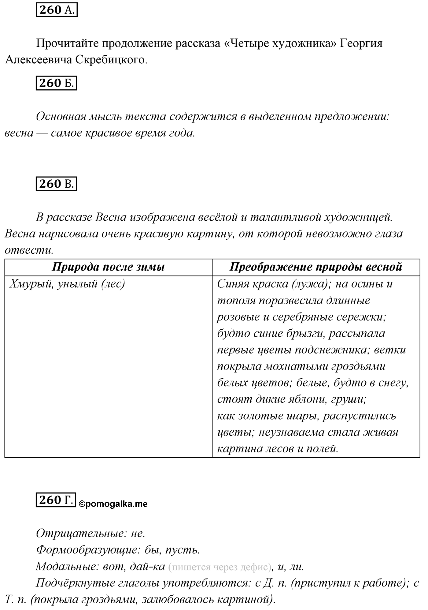 Упражнение №260 — решение 1