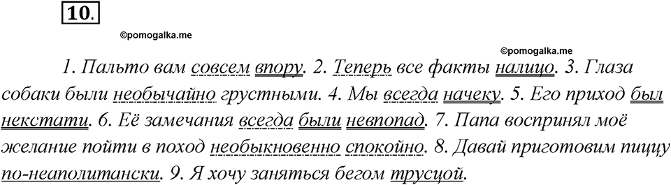 Какие языки-родственники есть у русского языка?. Глава 3. Упражнение 10 — решение 1