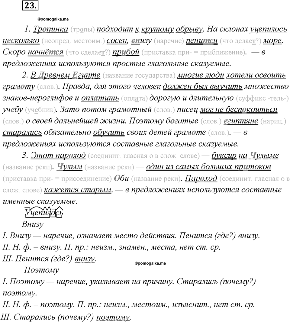 Как связаны история народа и история языка?. Глава 6. Упражнение 23 — решение 1