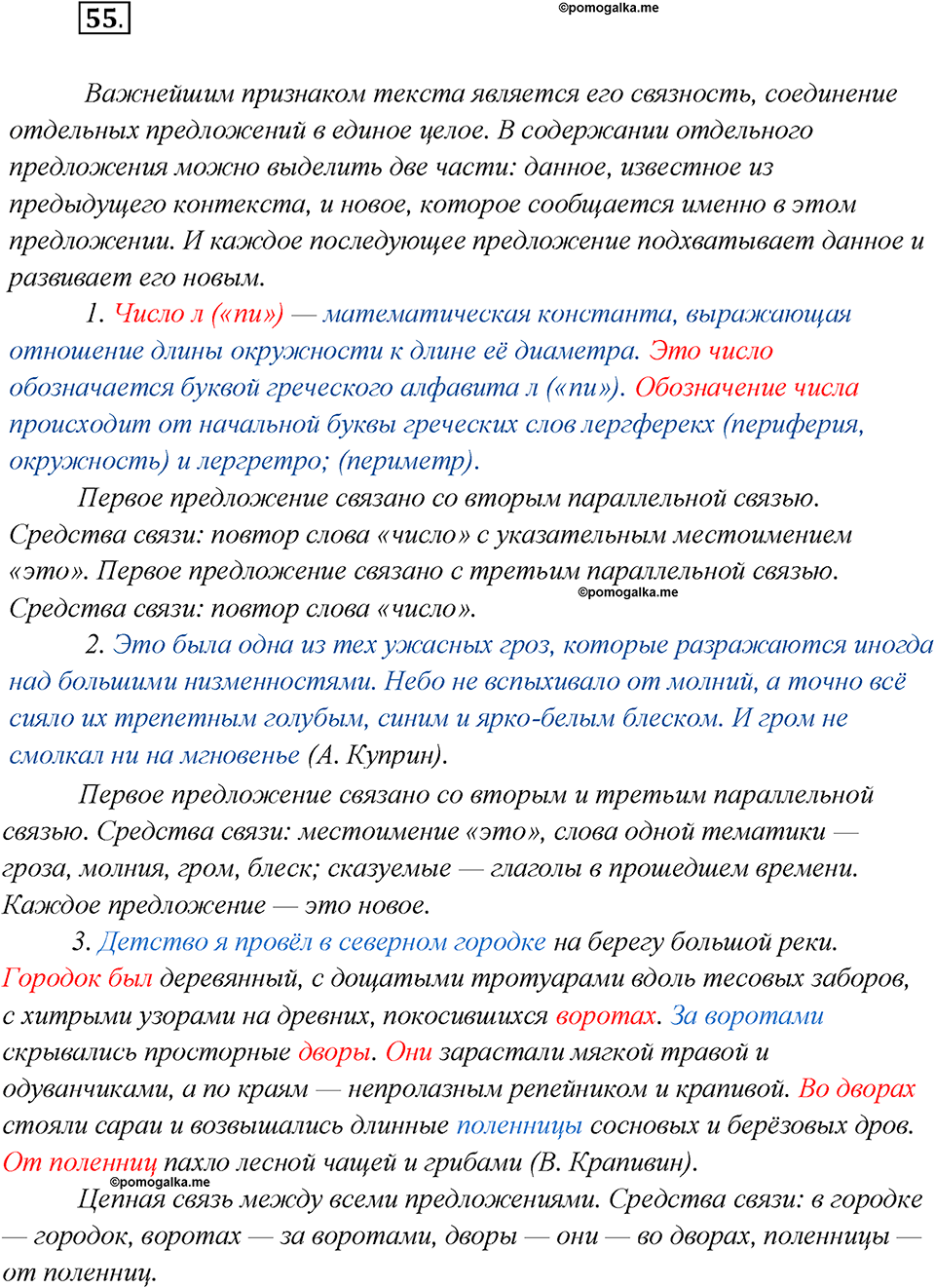 Как лингвисты изучают историю языка?. Глава 7. Упражнение 55 — решение 1