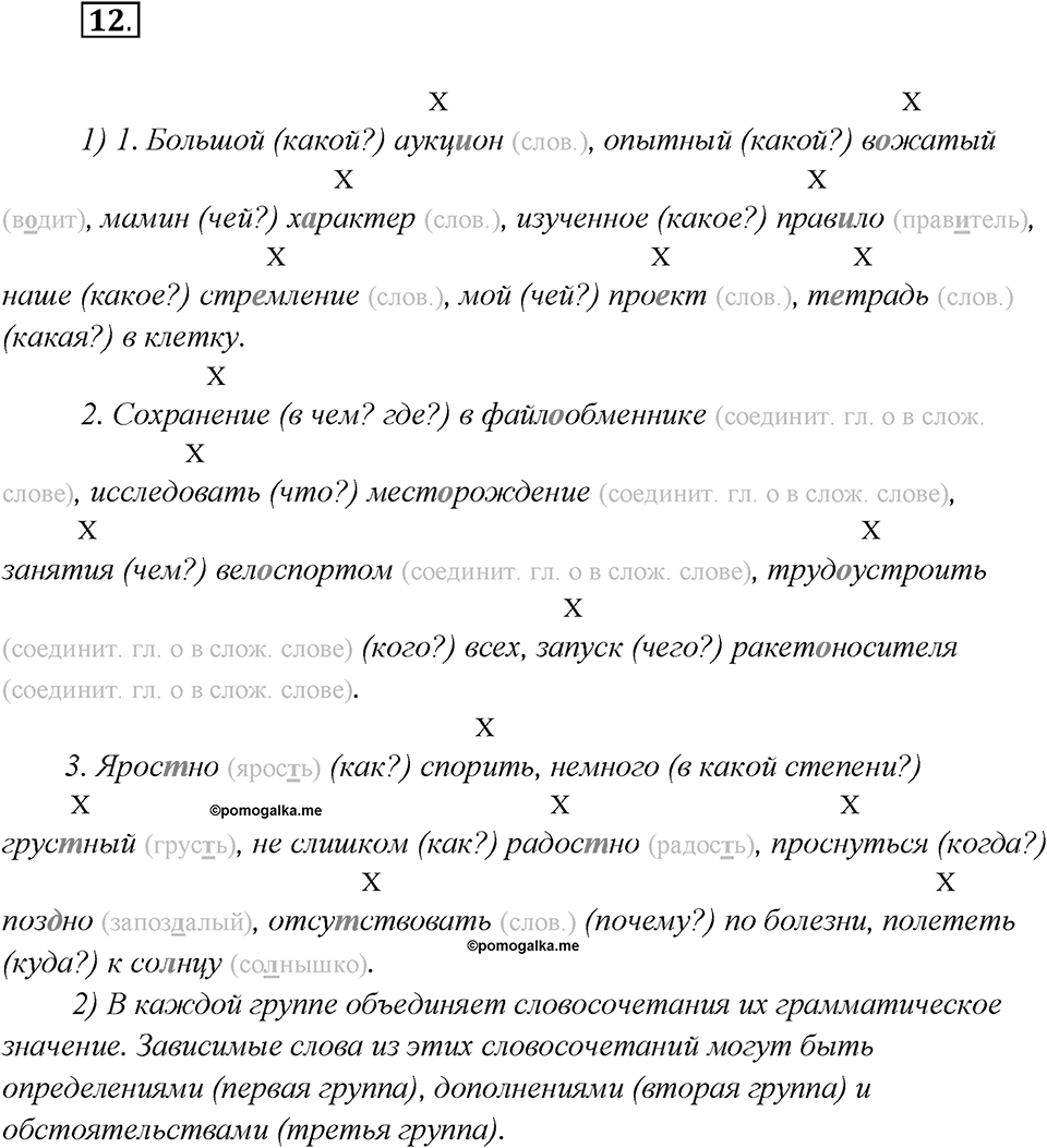 Как появился русский литературный язык?. Глава 5. Упражнение 12 — решение 1