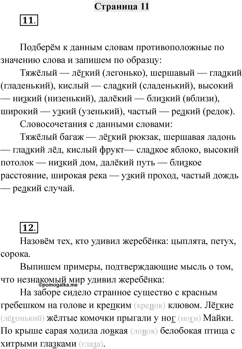 Страница 11 — решение 1