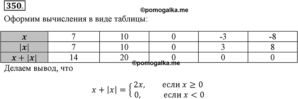 Номер 350 — решение 2