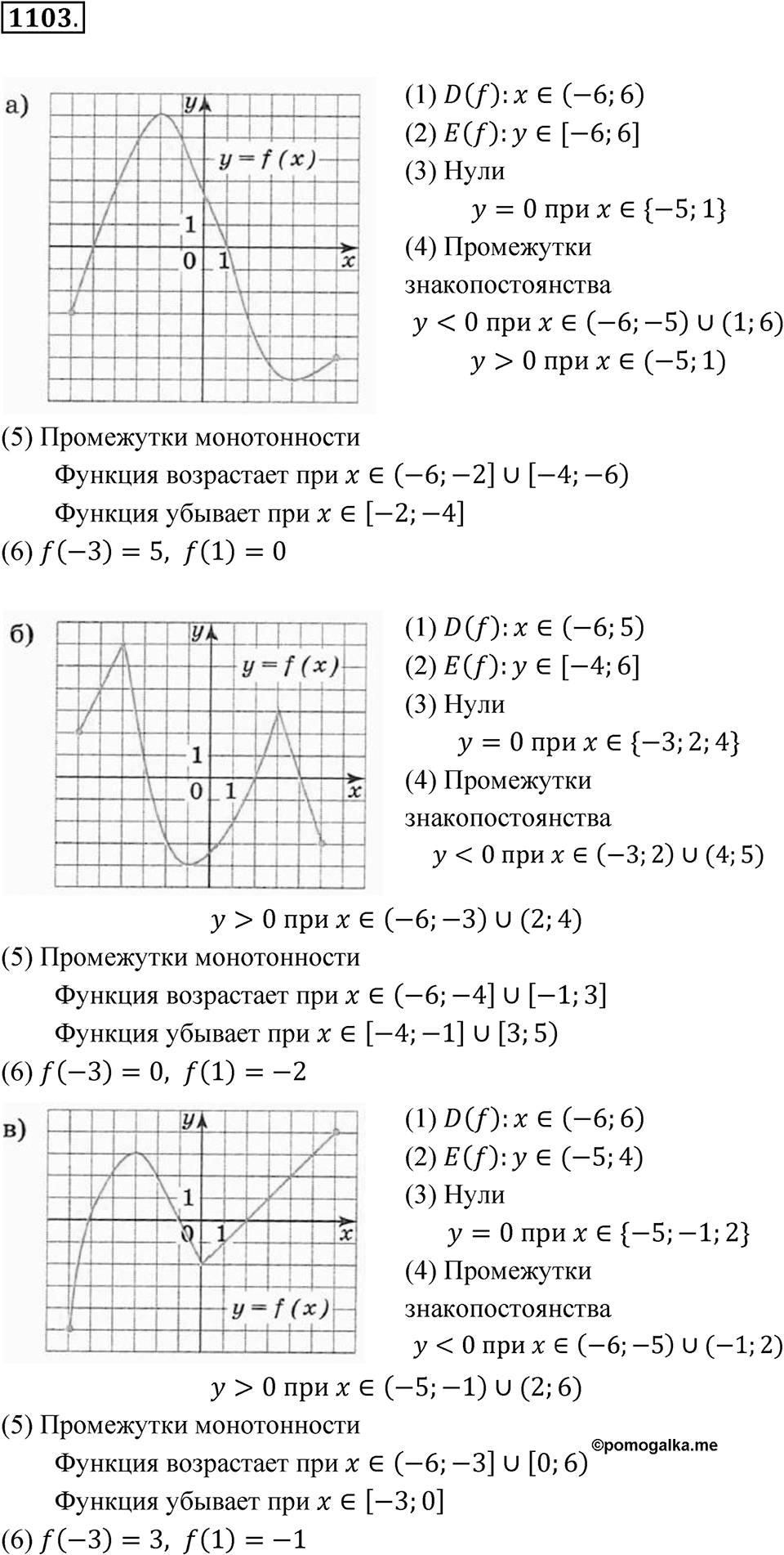 Номер 1103 — решение 1