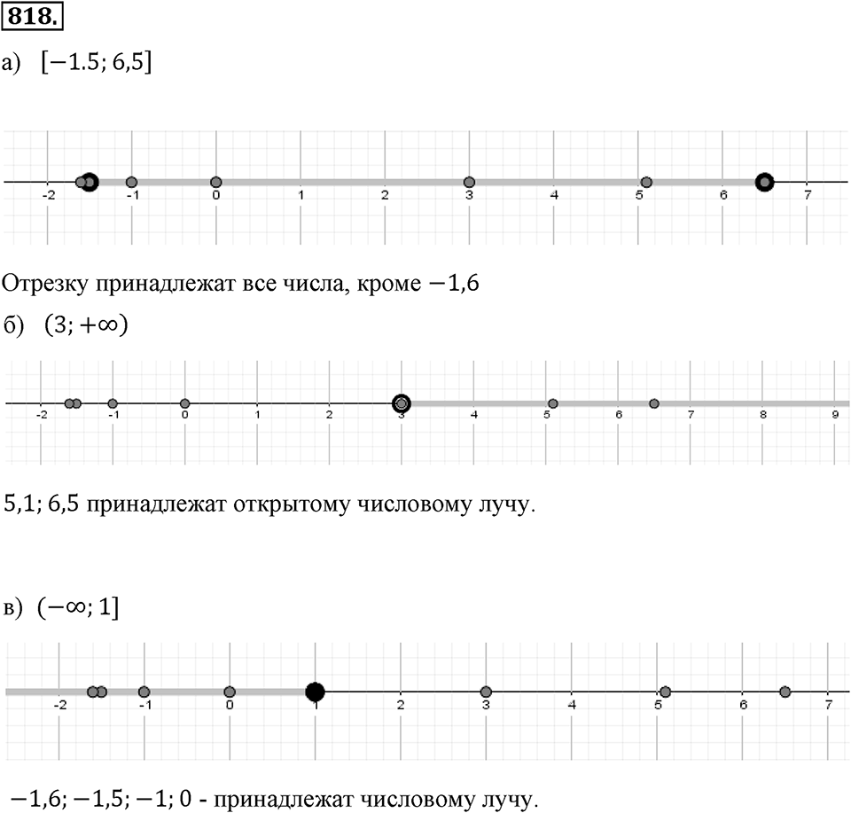 Номер 818 — решение 2