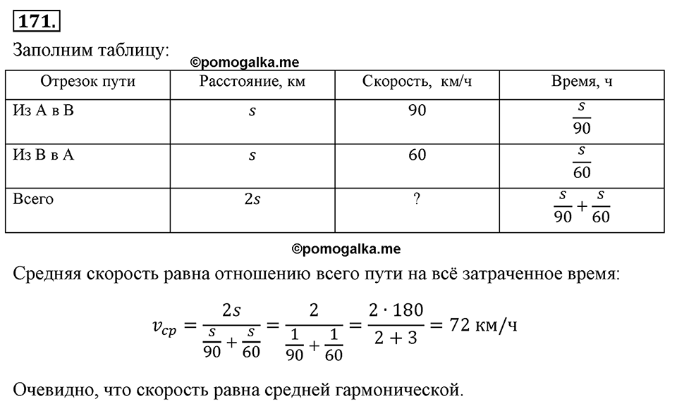Номер 171 — решение 2