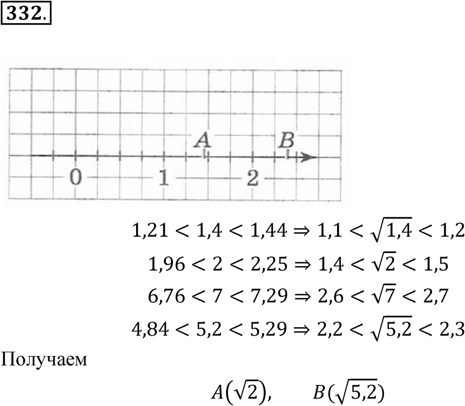 Номер 332 — решение 1