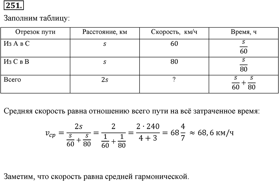Номер 251 — решение 2