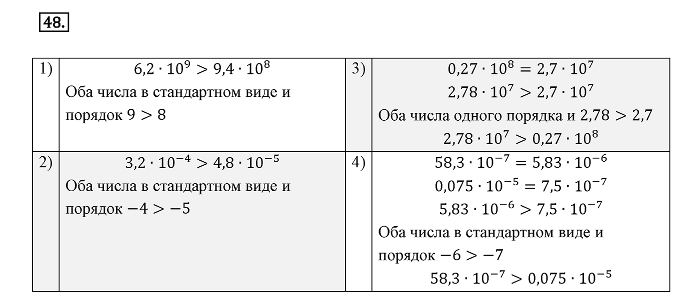 Вариант 3 Номер №48 — решение 1