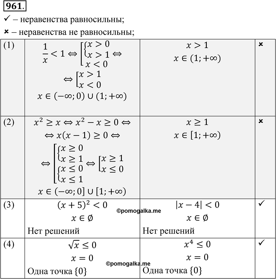 Номер 961 — решение 1
