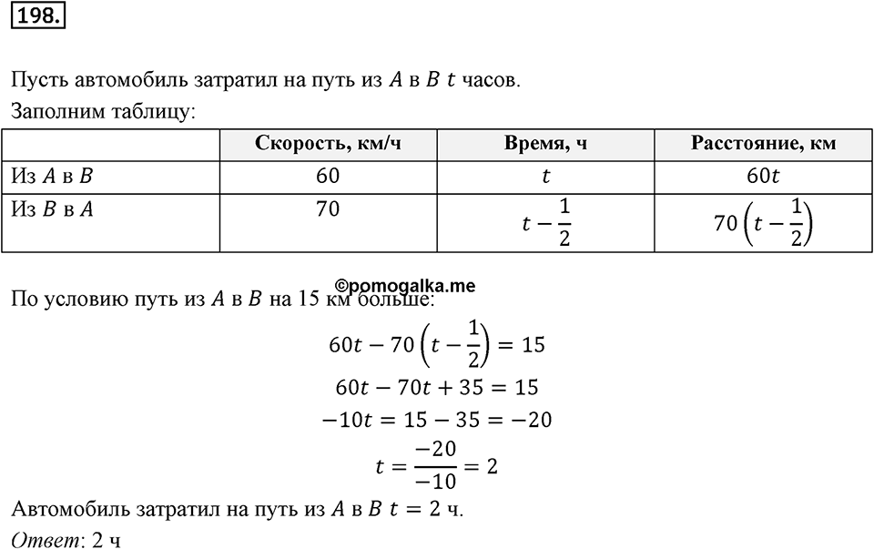 Номер 198 — решение 2