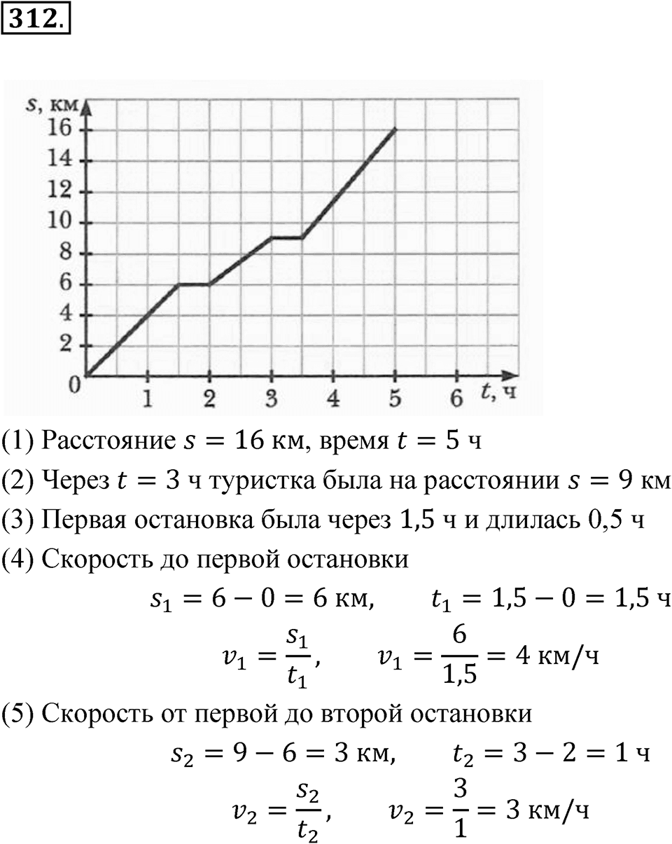 Номер 312 — решение 1