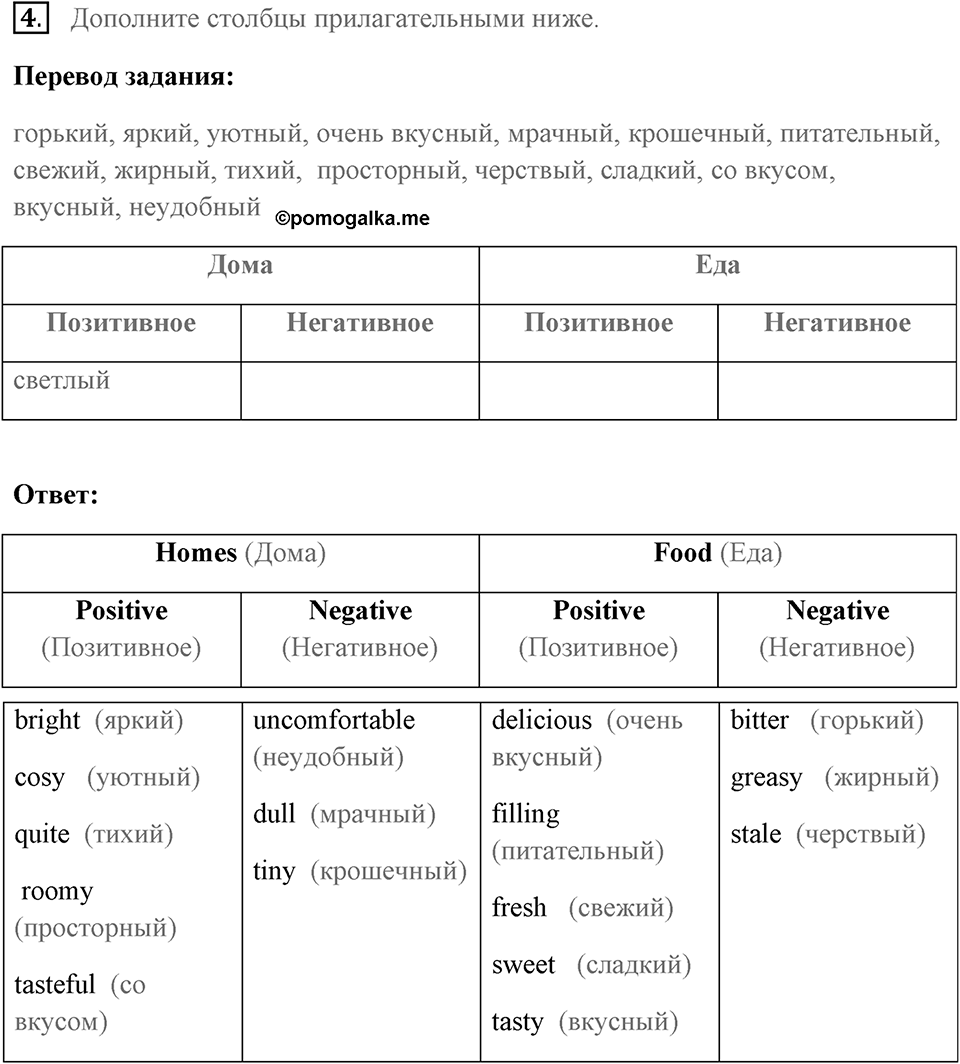 Навыки в говорении. Страница 94-1 задание №4 — решение 1