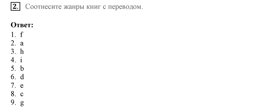 When you make a new friend, ask him, "What do you read?". Unit 6 lesson 6-7 exercise 2 — решение 1