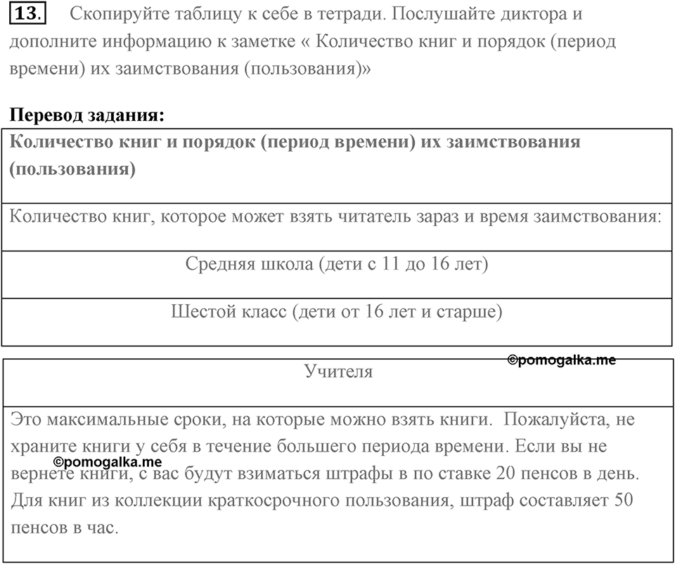Find your way in the world of information. Unit 5 lesson 5-6 exercise 13 — решение 1