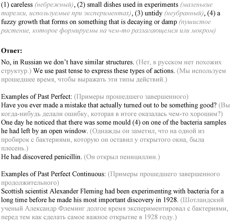 Module 3. Grammar in Use. 3c задание №1 — решение 2