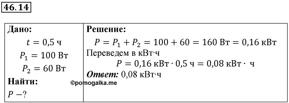 Номер 46.14 — решение 1