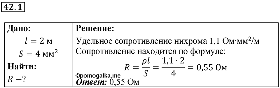 Номер 42.1 — решение 1