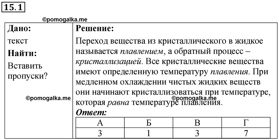 Номер 15.1 — решение 1