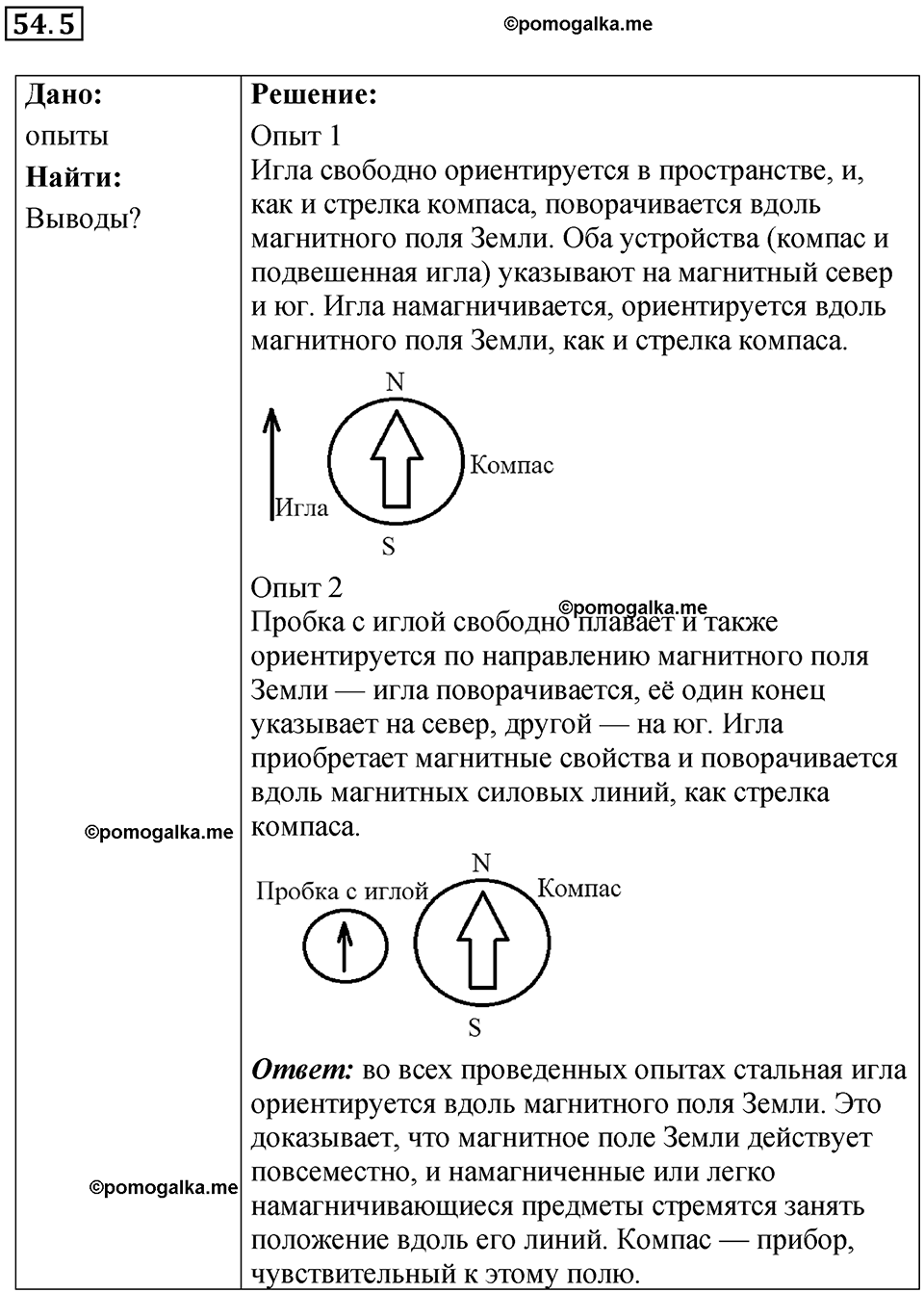 Номер 54.5 — решение 1