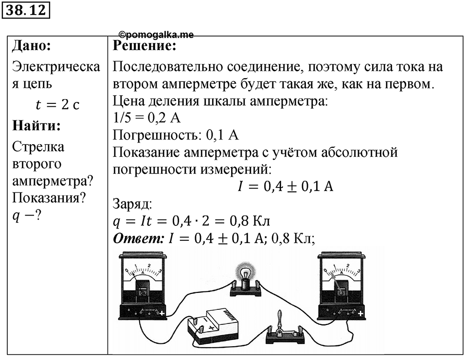 Номер 38.12 — решение 1