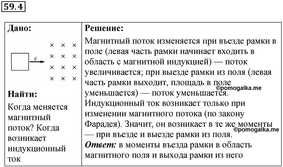 Номер 59.4 — решение 1