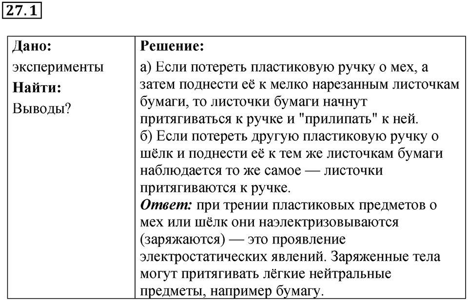 Номер 27.1 — решение 1