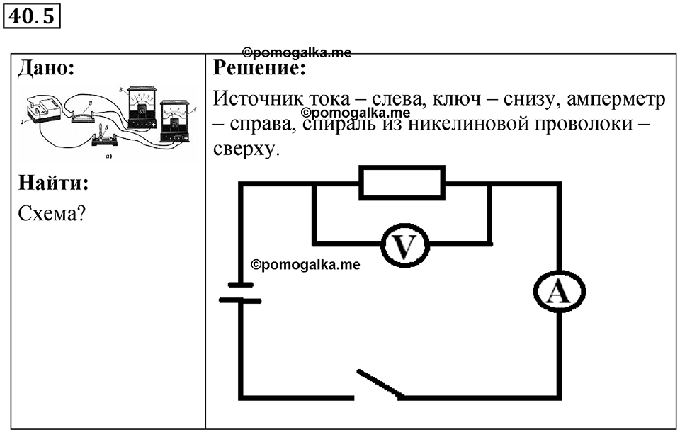 Номер 40.5 — решение 1