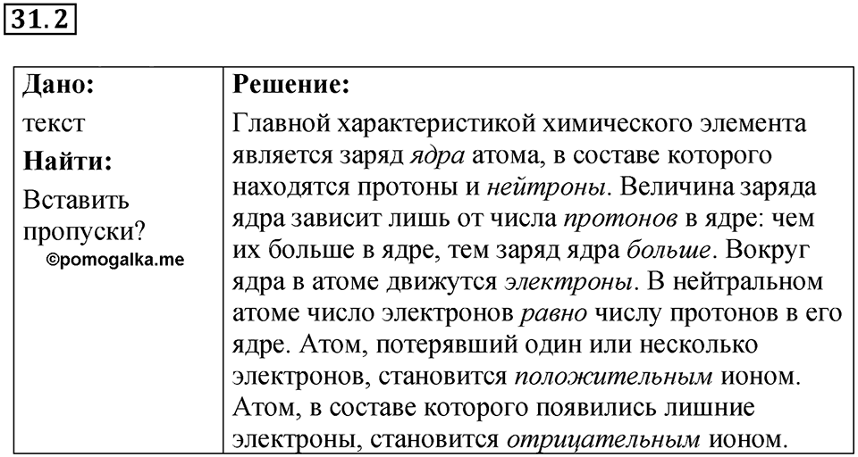 Номер 31.2 — решение 1