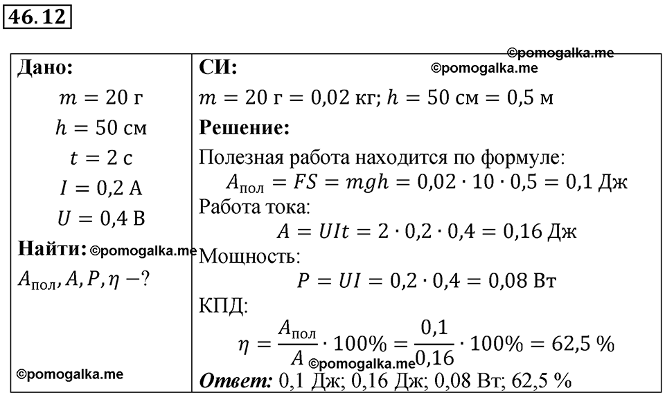 Номер 46.12 — решение 1