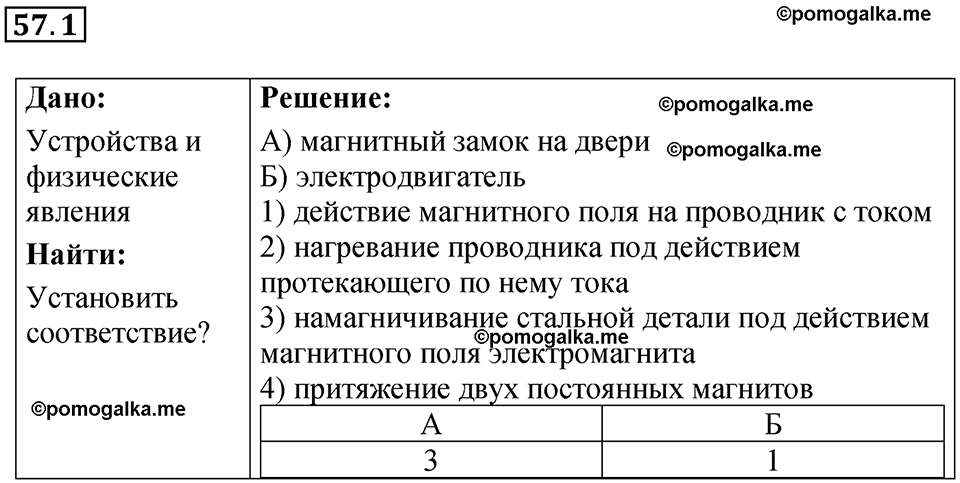 Номер 57.1 — решение 1