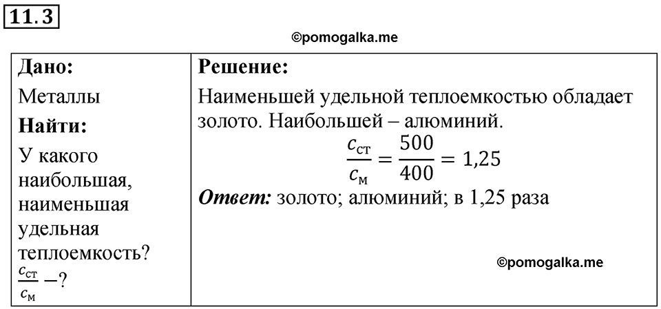 Номер 11.3 — решение 1