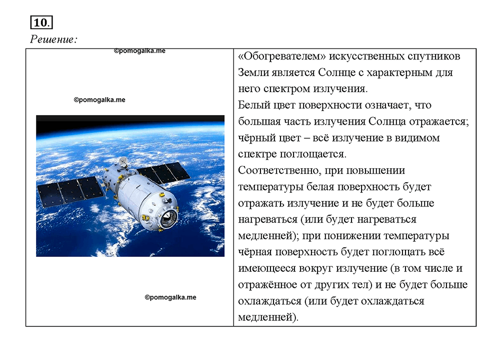 Глава 4. Световые явления. Задачи для повторения. Номер №10 — решение 1