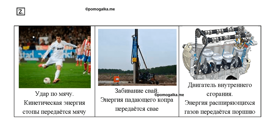 Глава 1. Тепловые явления. §11. Закон сохранения и превращения энергии в механических и тепловых процессах. Вопрос №2 — решение 1