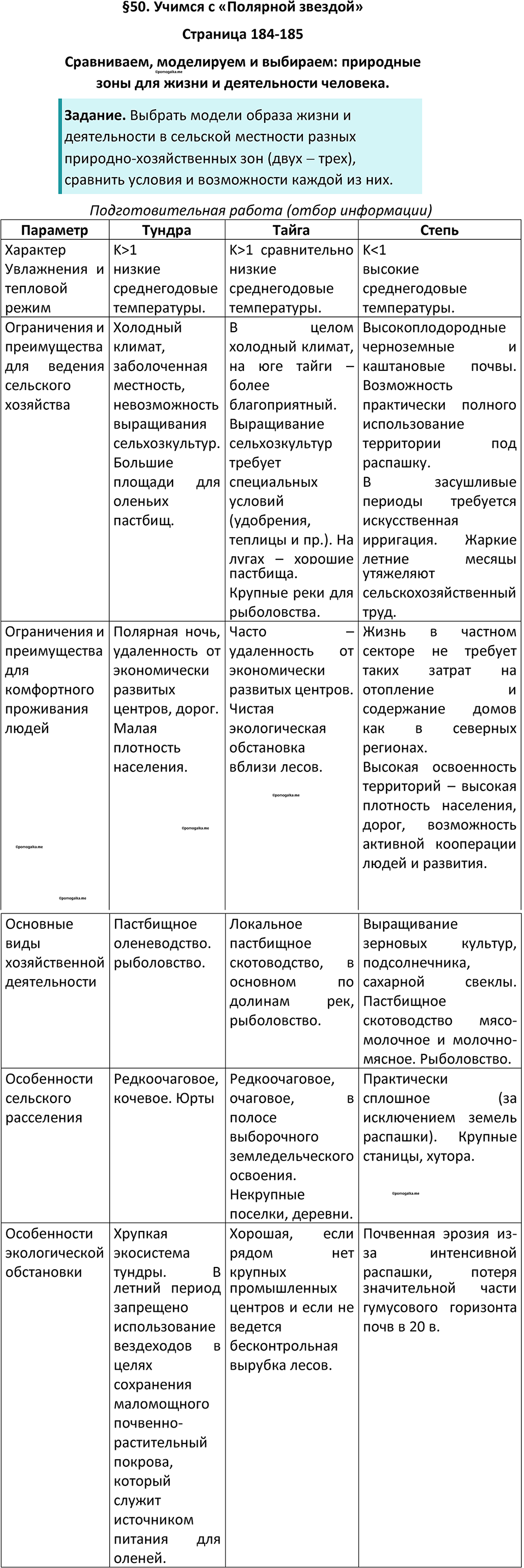 Параграф 50 — решение 1