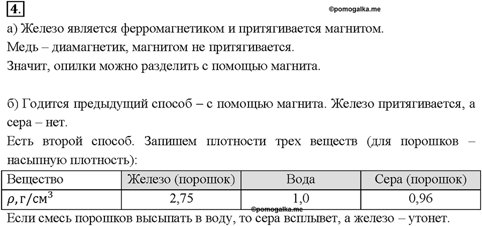 Глава 3. Соединения химических элементов. §24. Задание №4 — решение 1