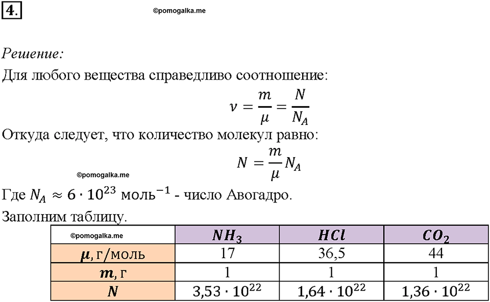 Глава 3. Соединения химических элементов. §19. Задание №4 — решение 1