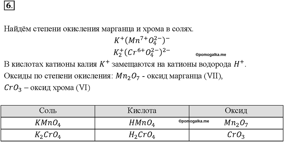 Глава 4. Изменения, происходящие с веществами. §30. Задание №6 — решение 1