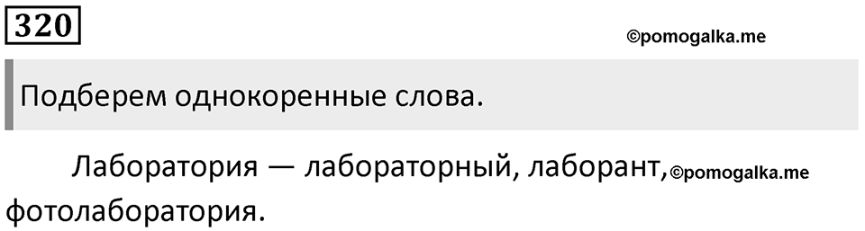 Упражнение №320 — решение 1