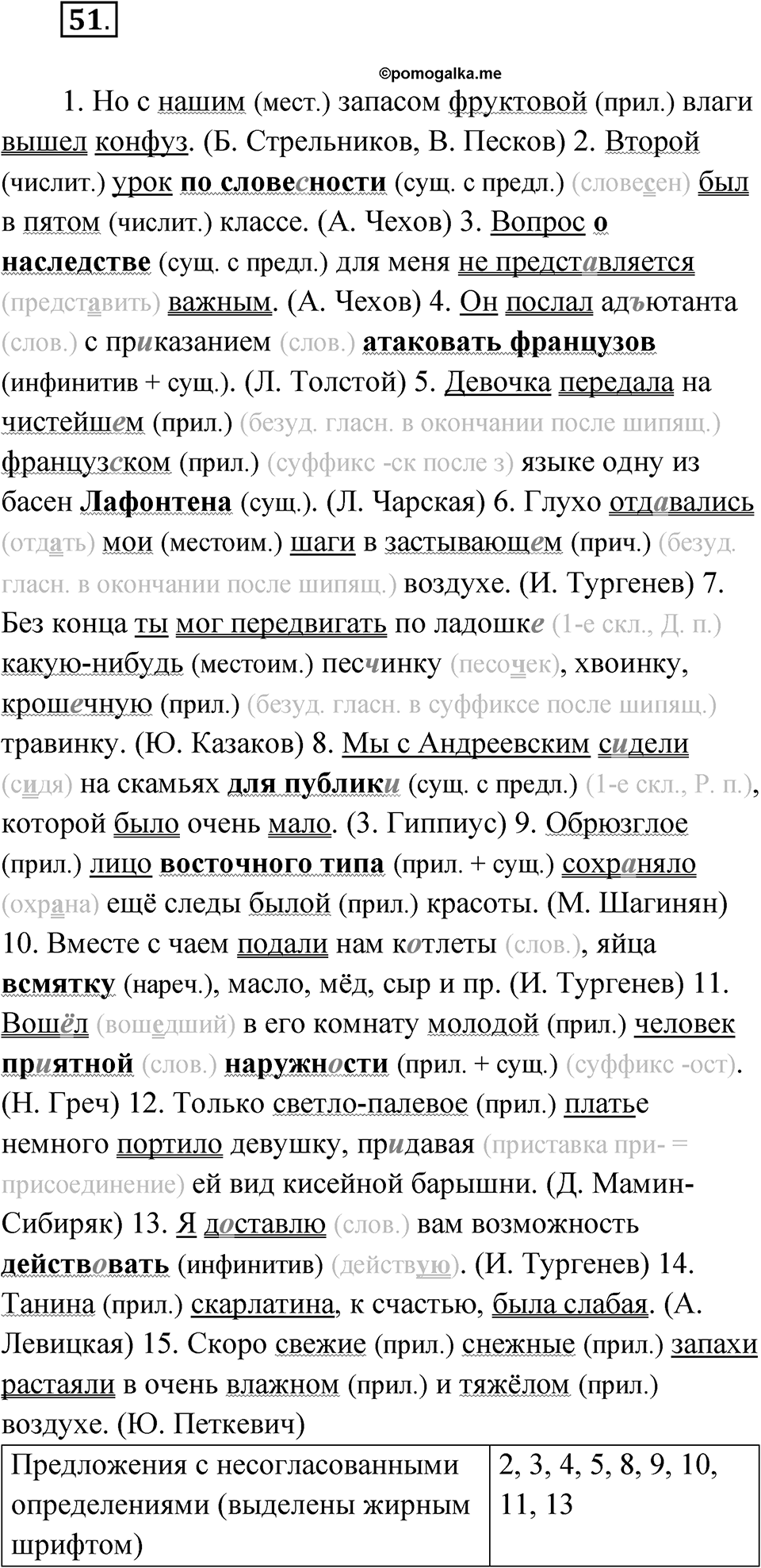 Упражнение 51 — решение 1