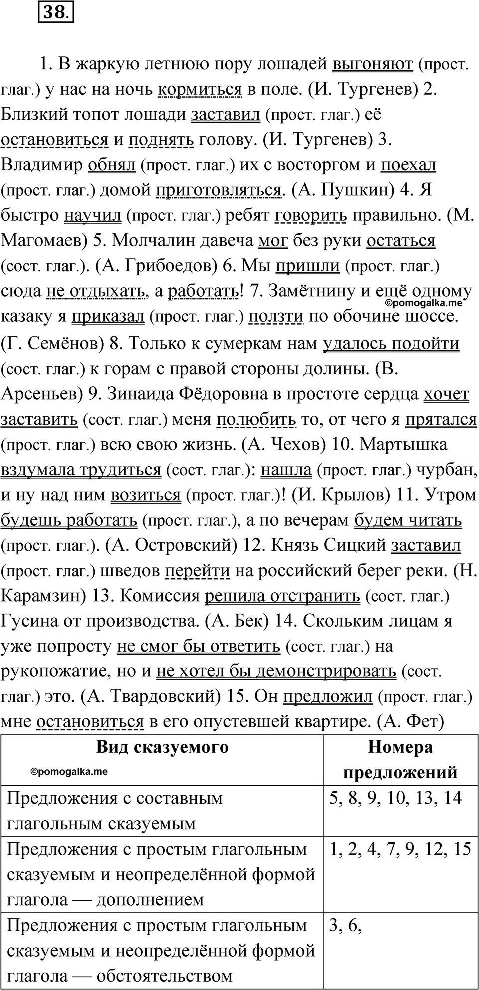 Упражнение 38 — решение 1