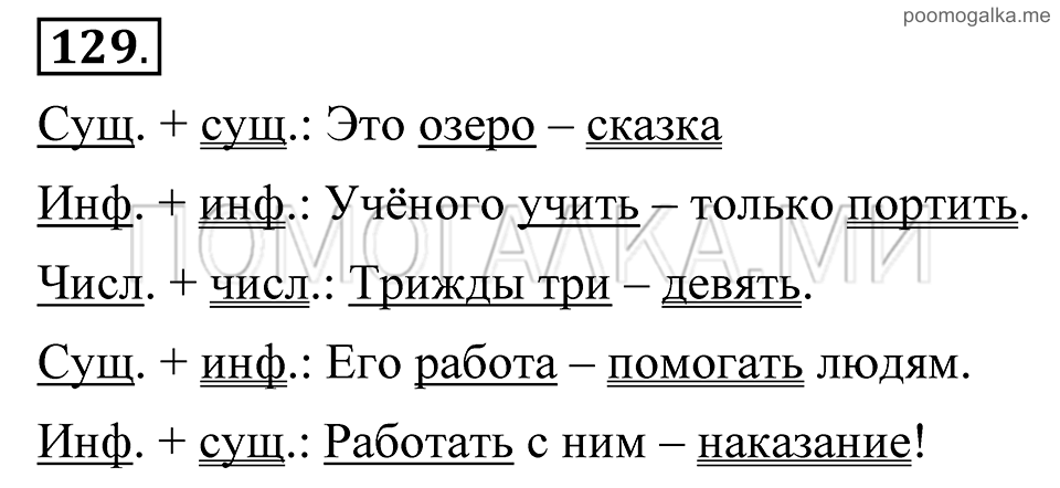 Упражнение 129 — решение 2