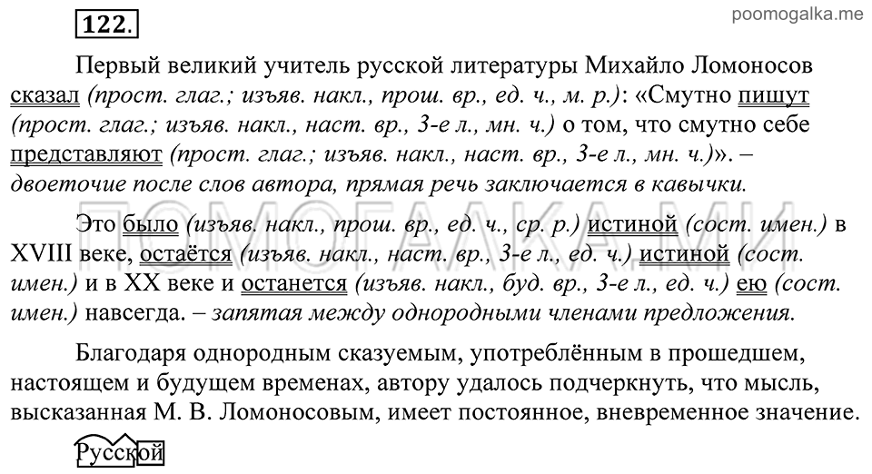 Упражнение 122 — решение 2